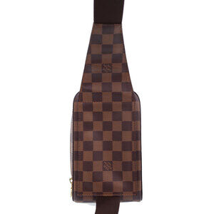 Louis Vuitton Crossbody Ebene Bag Damier Brown Body Geronimos